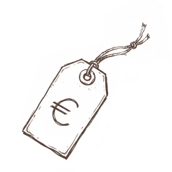 Illustrazione concetto di prezzo e valore