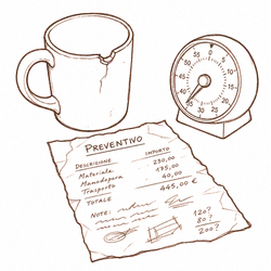 Illustrazione concetto di tempo e AI